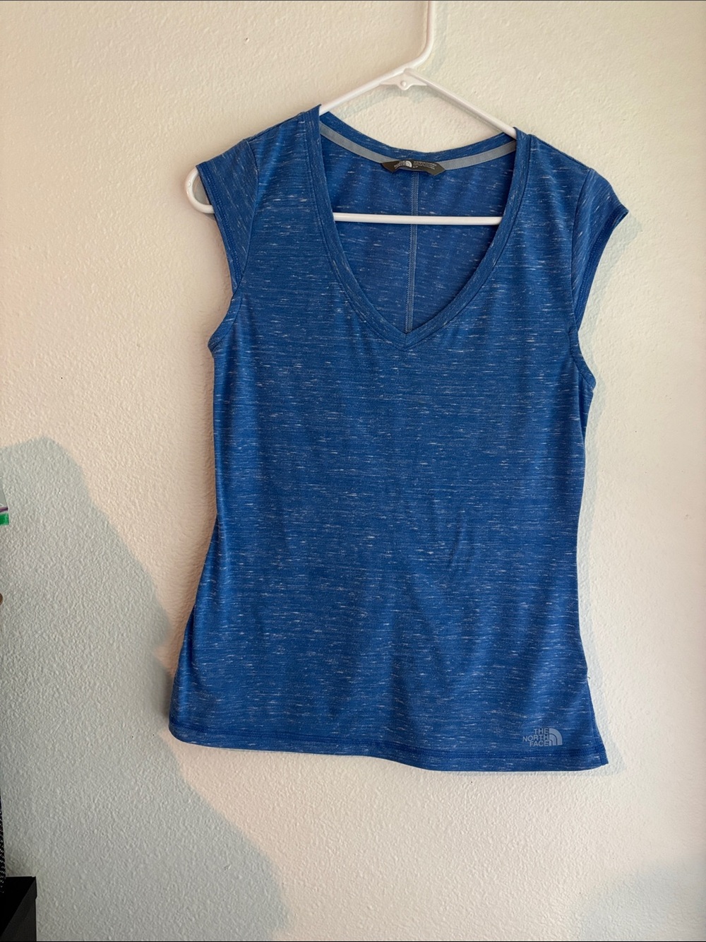 The North Face Women’s Heathered Blue V-Neck Tank